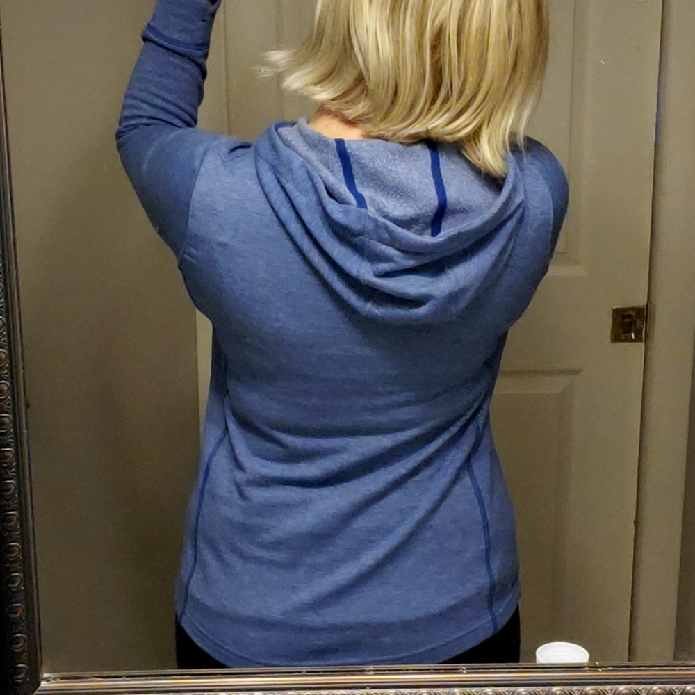 Blue Hoodie by Sport-Tek - Picture 2 of 5